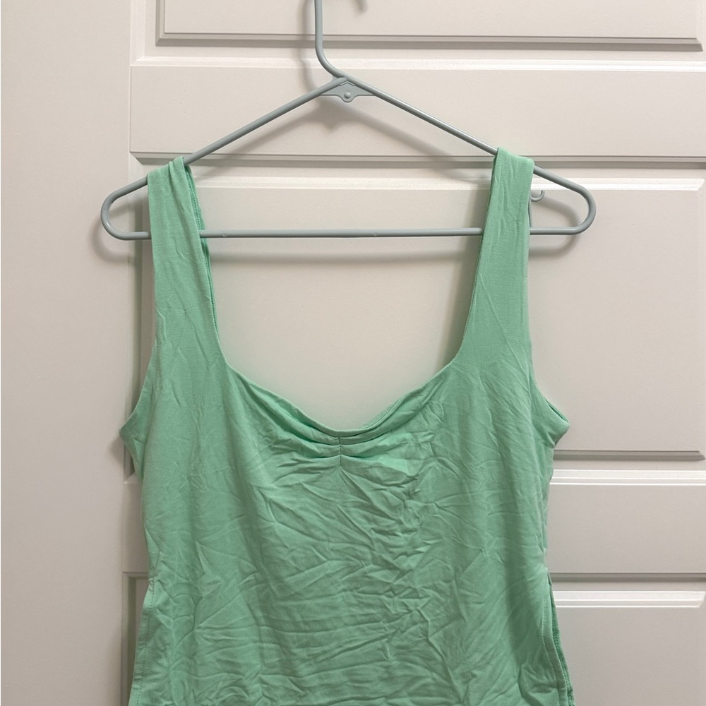 Mint Green Sleeveless Women's Top
